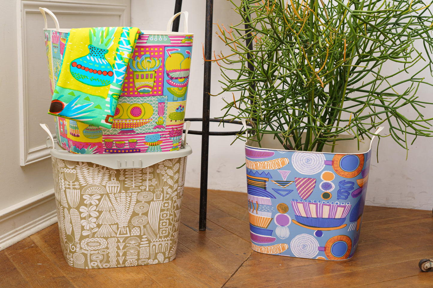 baquet TANSAN TEXTILE LAMP FLOWER