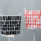 baquet Finlayson CORONNA BK1個 /WH×RD 1個＋専用フタ同色2個セット