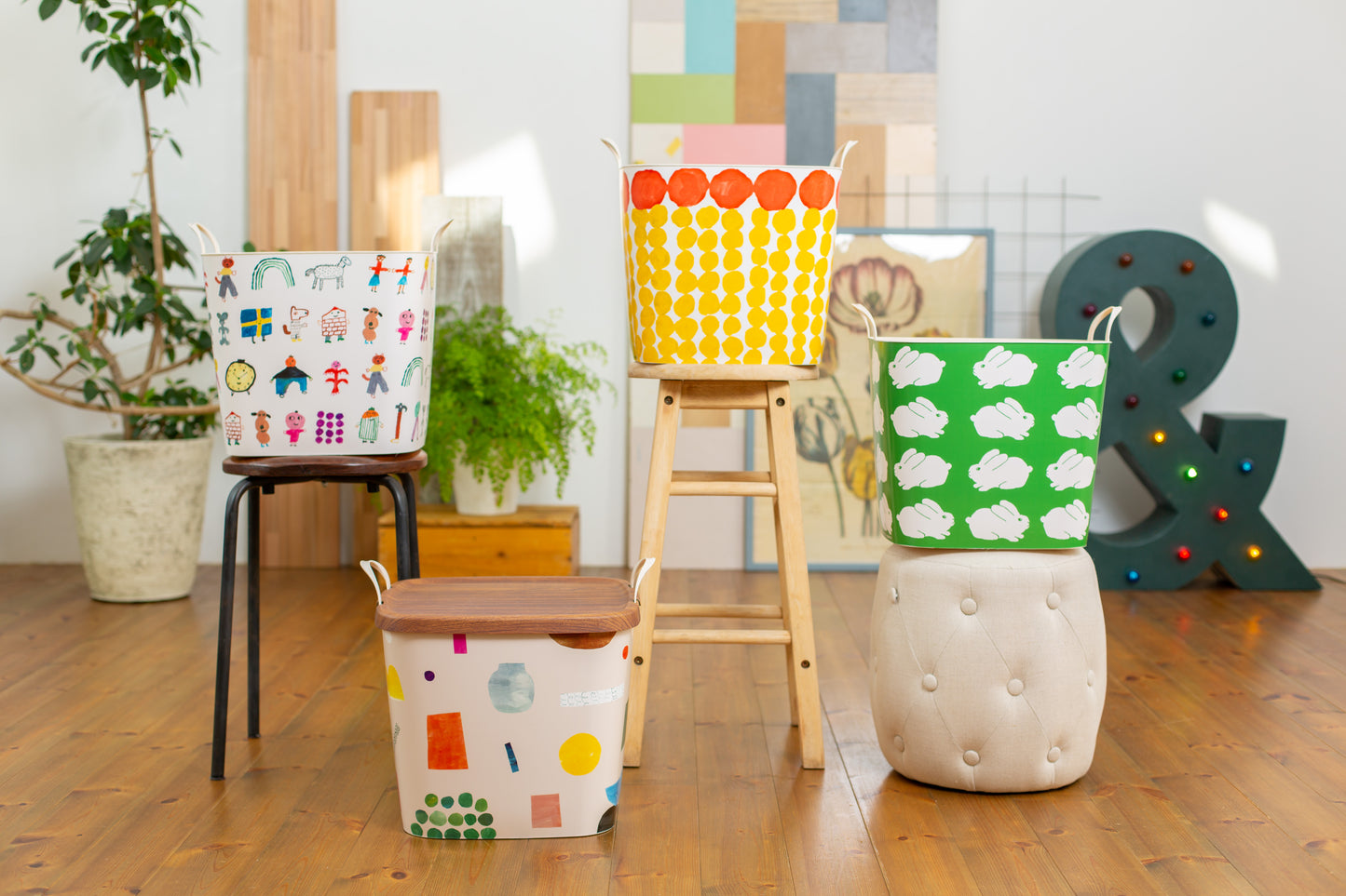 baquet MOGU TAKAHASHI Green Rabbits